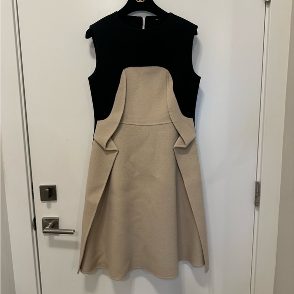 behnaz toossi 100% wool 2 tone dress - size med - Picture 4 of 9